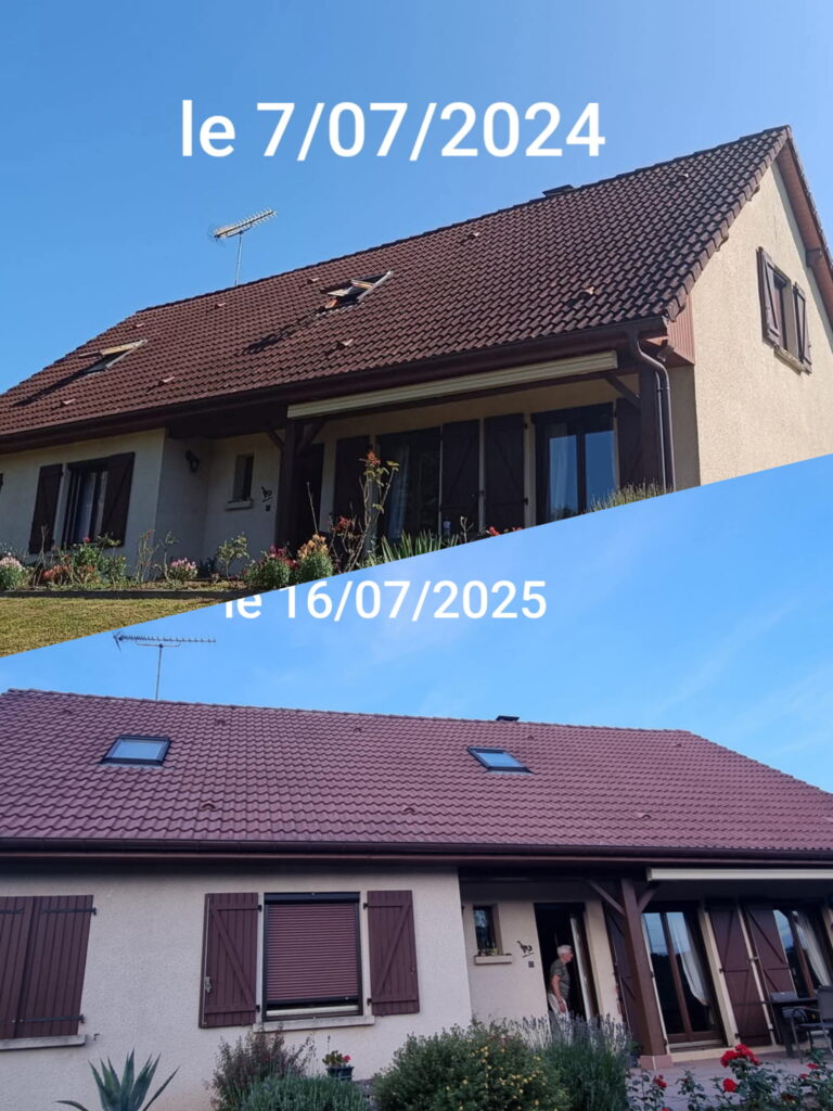 Nettoyage toiture par drone à Blois (41)